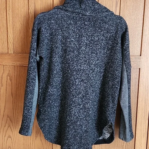 Tommy Hilfiger Charcoal Cowl Neck Sweater - Picture 4 of 5